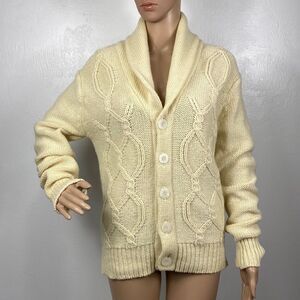Elegant Cream Women's Cardigan